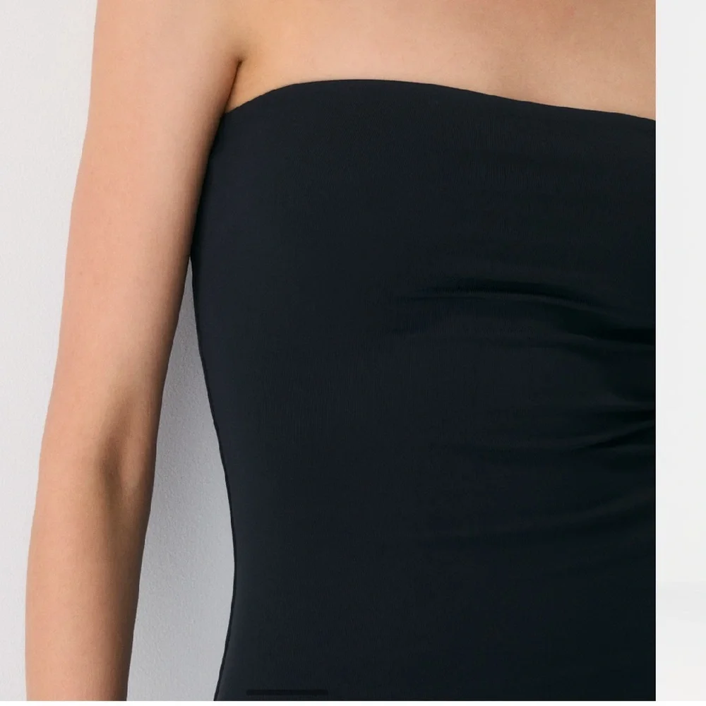 Contour Aritzia Mini Tube Dress Strapless Black Medium Nylon Elastane Women's M - Picture 6 of 12